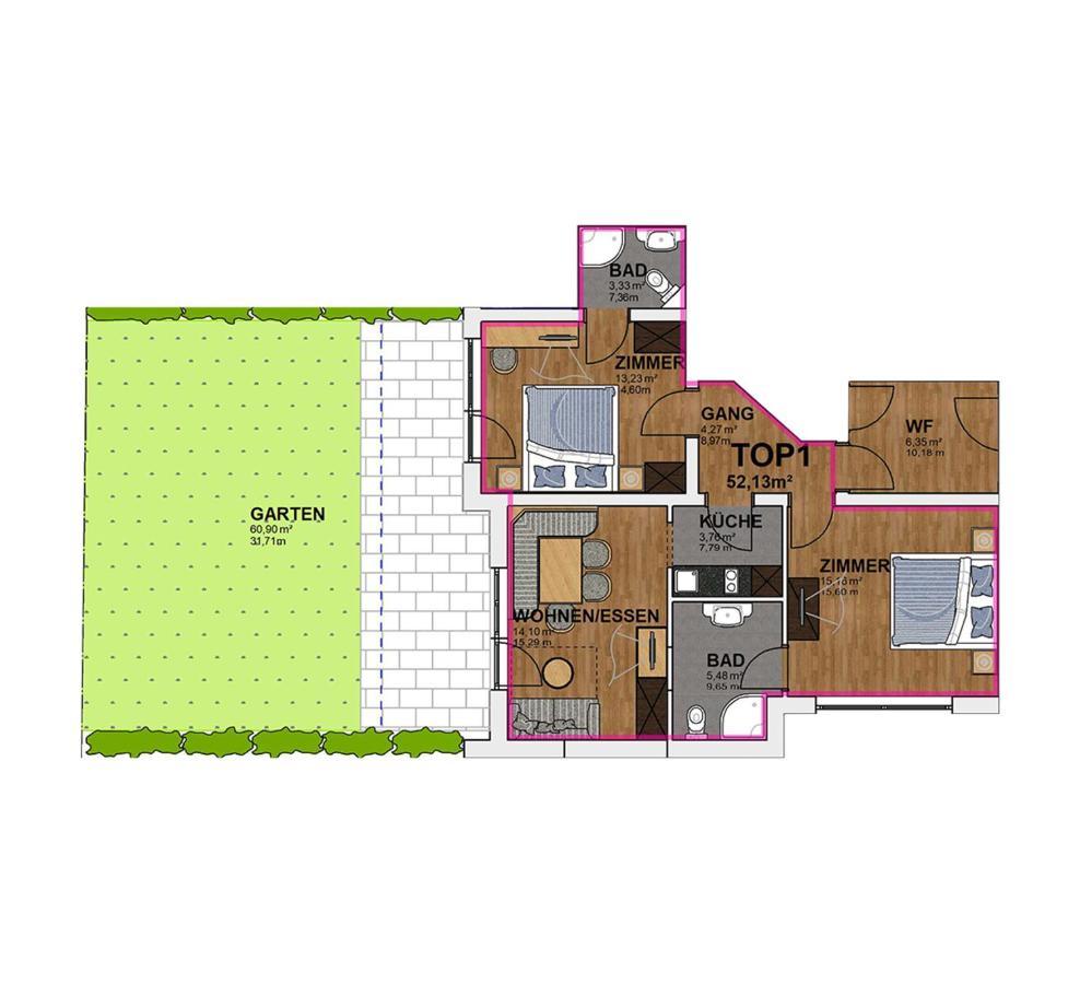 Appartements Bergwelt Ец Екстер'єр фото